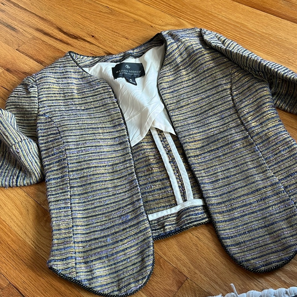 Maison Scotch Cropped Blazer
